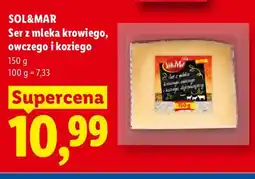 Lidl Ser z mleka krowiego owczego i koziego Sol & Mar oferta