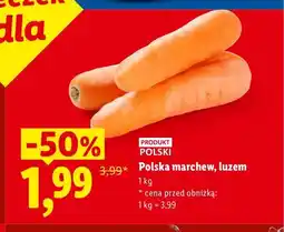 Lidl Marchew polska luzem oferta