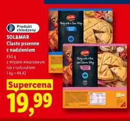 Lidl Ciasto pszenne z nadzieniem z mięsem wieprzowym Sol & Mar oferta