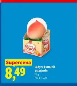 Lidl Lody w kształcie brzoskwini Frosty Peach oferta