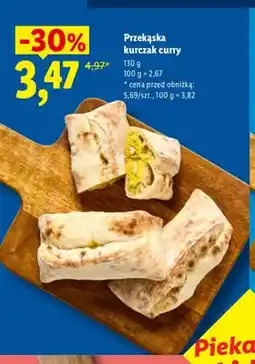 Lidl Przekąska kurczak curry Piekarnia Lidla oferta