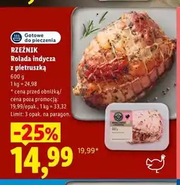 Lidl Rolada indycza z pietruszką Rzeźnik oferta