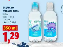 Lidl Woda źródlana niegazowana Saguaro oferta