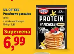 Lidl Proteinowe pancakes o smaku waniliowym Dr. Oetker oferta