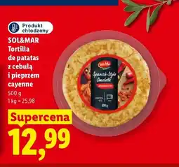Lidl Tortilla de patatas z cebulą i pieprzem cayenne Sol & Mar oferta