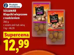 Lidl Klopsiki wieprzowe z nadzieniem z sosem aioli Sol & Mar oferta