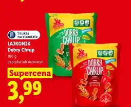 Lidl Paluszki Lajkonik Dobry Chrup papryka oferta