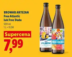 Lidl Piwo bezalkoholowe Browar Artezan Atlantic oferta