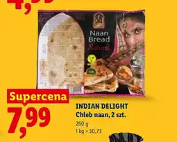 Lidl Chleb naan 2-pak Indian Delight oferta
