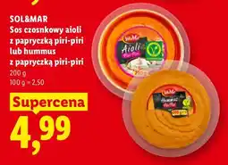 Lidl Hummus z papryczką piri-piri Sol & Mar oferta