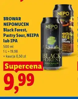 Lidl Piwo Nepomucen Black Forest oferta