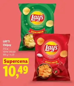 Lidl Chipsy Lay's Green Onion oferta