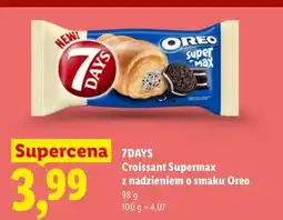 Lidl Croissant 7Days Supermax z nadzieniem o smaku Oreo oferta