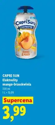 Lidl Napój Capri-Sun Elektrolity mango-brzoskwinia oferta