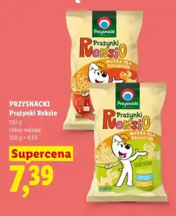 Lidl Prażynki Reksio lekko solone Przysnacki oferta