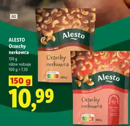 Lidl Orzechy nerkowca o smaku BBQ Alesto oferta