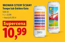 Lidl Piwo Cztery Ściany Golden Gate oferta