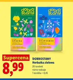 Lidl Herbatka ziołowa Dobrostany Stan Spokój oferta