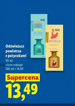 Lidl Odświeżacz powietrza z patyczkami Air Ibiza oferta