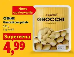 Lidl Gnocchi con patate Ciemme oferta
