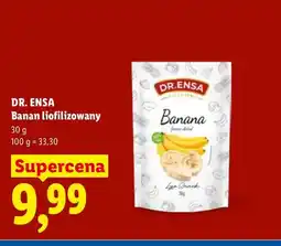 Lidl Banan liofilizowany Dr. Ensa oferta