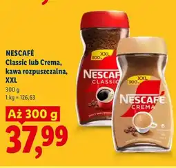 Lidl Kawa rozpuszczalna Nescafé Classic XXL oferta