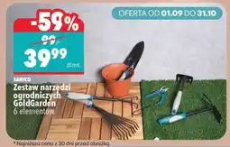 Biedronka Zestaw narzędzi ogrodniczych GoldGarden oferta
