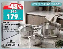 Biedronka Zestaw garnków FIRST oferta