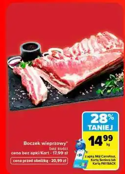 Carrefour Boczek wieprzowy oferta