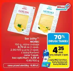 Carrefour Ser żółty MONKI oferta