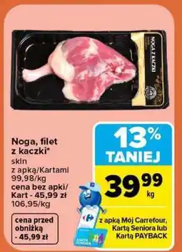 Carrefour Noga, filet z kaczki oferta