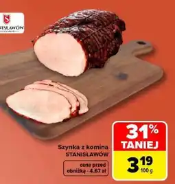 Carrefour Szynka z komina oferta