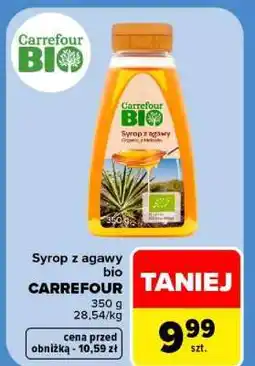 Carrefour Syrop z agawy bio oferta