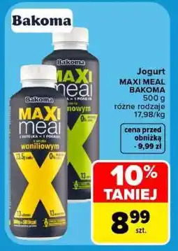 Carrefour Jogurt MAXI MEAL BAKOMA oferta