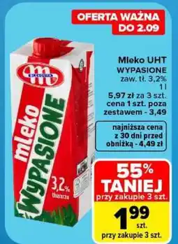 Carrefour Mleko UHT WYPASIONE oferta
