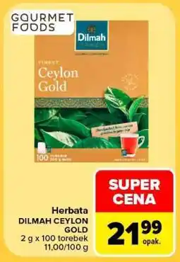 Carrefour Herbata Dilmah Ceylon Gold oferta