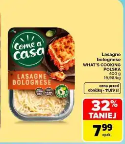 Carrefour Lasagne bolognese oferta