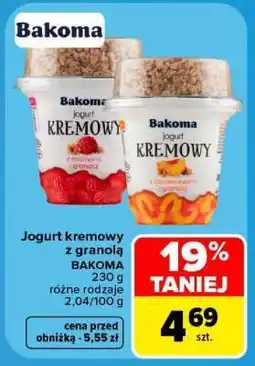 Carrefour Jogurt kremowy z granolą oferta