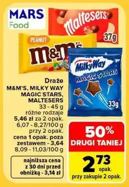 Carrefour M&M’S, MILKY WAY MAGIC STARS, MALTESERS oferta