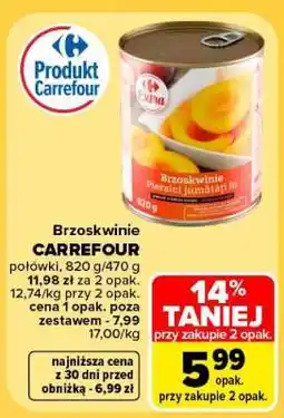 Carrefour Brzoskwinie CARREFOUR oferta
