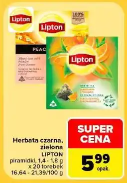 Carrefour Herbata czarna, zielona oferta
