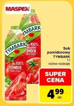 Carrefour Sok pomidorowy Tymbark oferta