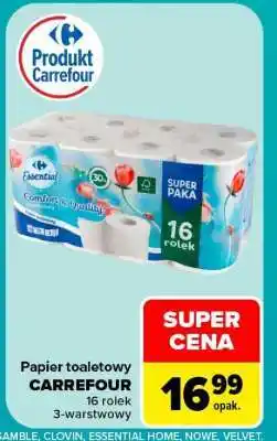 Carrefour Papier toaletowy Carrefour oferta