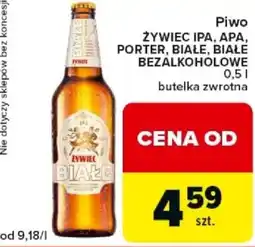 Carrefour Express Piwo ŻYWIEC IPA, APA, PORTER, BIAŁE, BIAŁE BEZALKOHOLOWE oferta