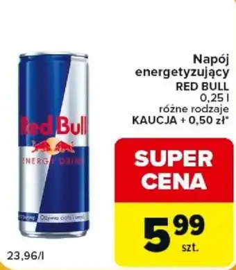 Napój energetyzujący RED BULL