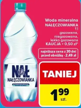 Woda mineralna NAŁĘCZOWIANKA