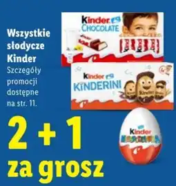 Lidl Kinder Chocolate oferta