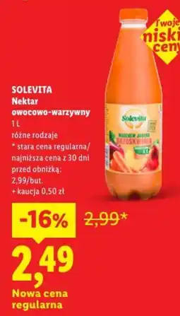 Lidl Solevita Nektar owocowo-warzywny oferta