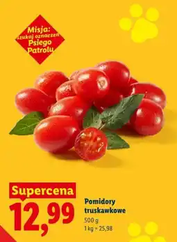 Lidl Pomidory truskawkowe oferta