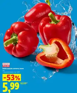 Lidl Polska papryka czerwona, luzem oferta